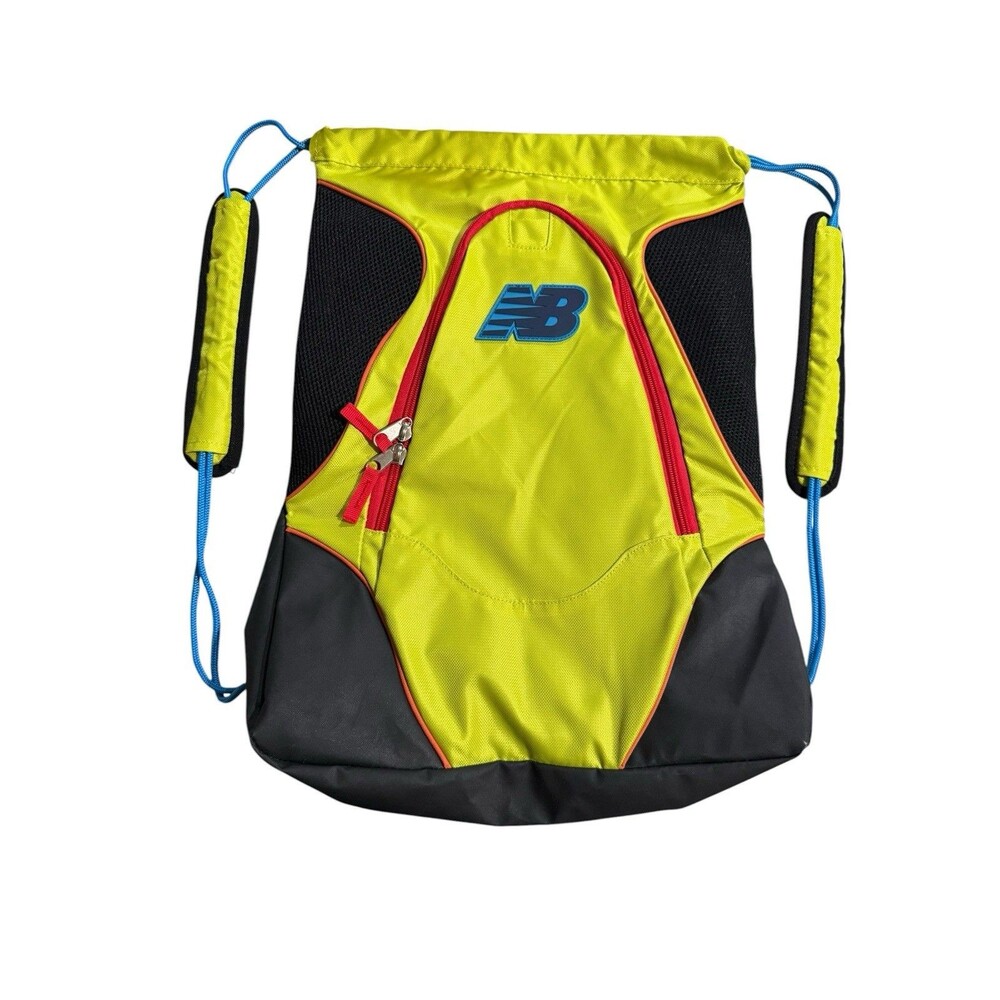 New Balance Laptop Padded Drawstring Backpack Men or Women Ultra Rare Htf